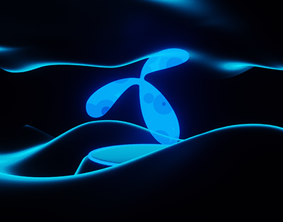 3D Telenor & GP Logo